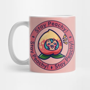 Stay Peachy Peach Hat Mug